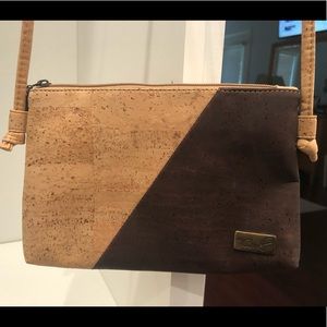 ✨CORK Colorblock Crossbody Bag NWOT Madeira